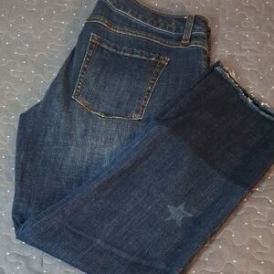 CAbi Blue Denim Stsrs Jeans size 8